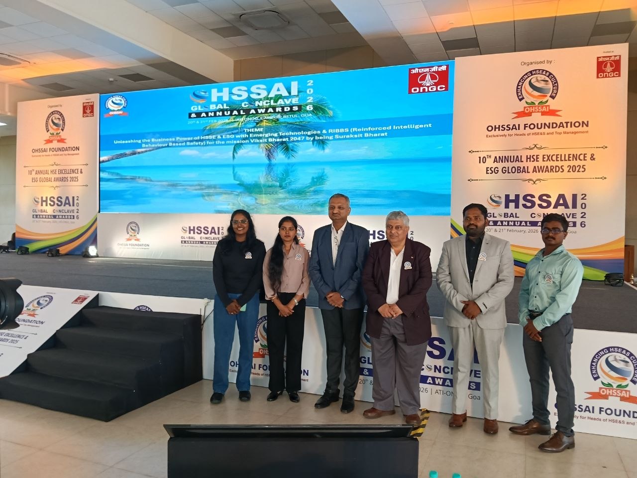 OHSSAI Foundation HSE Excellence Award 2025 Team