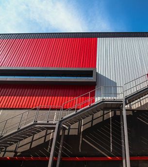 Welspun One Facade and Fire Escape Detail